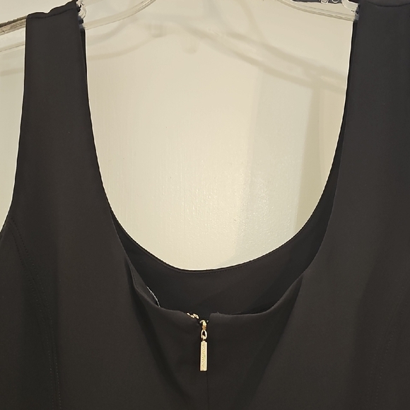 Karl Lagerfeld Black Sheath Midi Dress - Picture 6 of 8